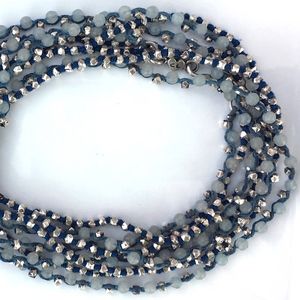 Chan Luu Blue Crocheted Bracelet
